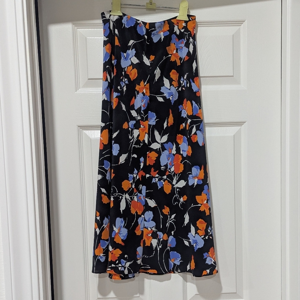 Joie Brystal Silk Midi Skirt